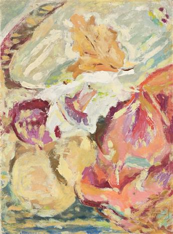 TURKU TRAJAN (1887-1959) Three abstract oils on canvas.